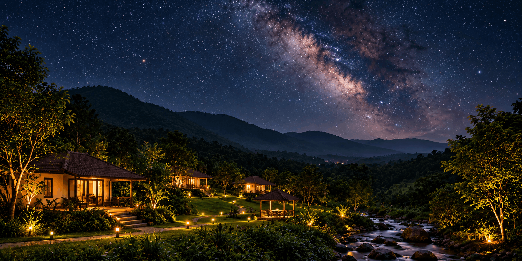 Night on the estate